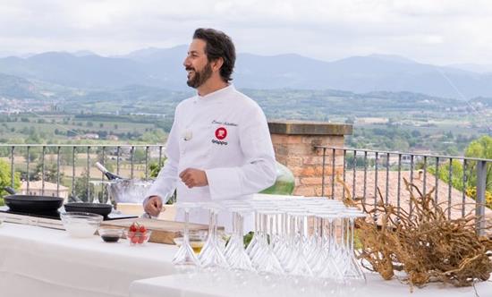 Chef Enrico Schettino as a special guest for 5 episodes of Mediaset cooking show Cotto e Mangiato